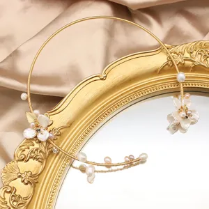 Baroque natural pearl choker handmade luxury designer necklace for women elegant statement neck chain