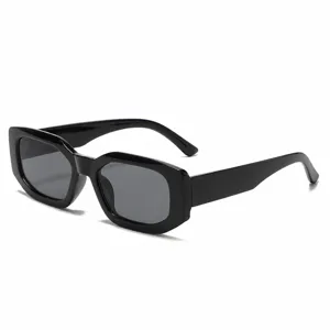 Trendy square frame sunglasses for men and women retro punk street style UV400 sun glasses.