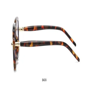 Tortoise shell frame glasses side detail view, stylish retro fashion eyewear display.