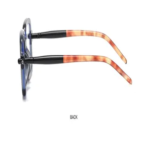 Detailed side view of retro square fashion sunglasses with thick frames and stylish temples.