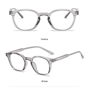 Occhiali rotondi trasparenti vintage montatura ottica retro per donne e uomini ogni giorno