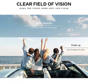 Lifestyle scene showing driving polarized sunglasses for outdoor travel use everyday.