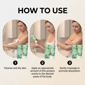 Guida dettagliata passo dopo passo su cómo applicare la crema levigante per il corpo.
