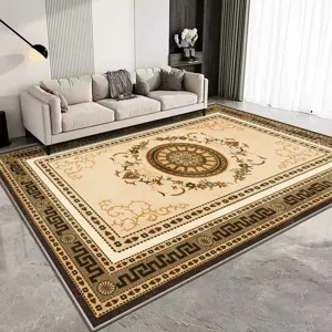 Traditional Persian style living room rug large anti-slip carpet for bedroom coffee table