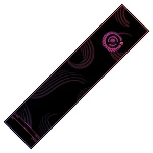 Professional rubber dart mat with throwing lines, non-slip floor mat for game and training.