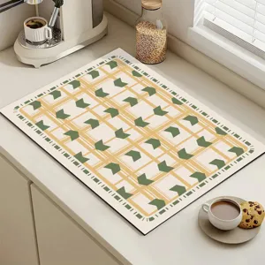 Diatomiet afdruipmat koffiezetapparaat mat keuken aanrecht absorberend hittebestendig placemat.