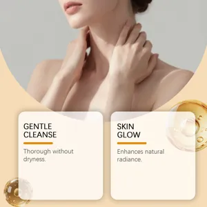 Vue détaillée du savon nettoyant corporel pour un soin cutané doux et une hydratation optimale.