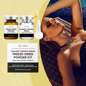 Zyvarn siero autoabbronzante e polvere liofilizzata kit per un'abbronzatura naturale