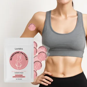 LANISKA Berberin Körper Pflaster 30 Stück Monats-Packung sanfte Körperpflege Wellness Patch.