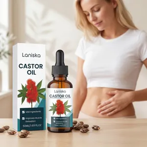 LANISKA 50ml Rizinusöl für die tägliche Körperpflege und sanfte Muskelentspannung.