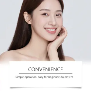 Ensemble de crème dépilatoire faciale douce pour une peau lisse, utilisation facile.