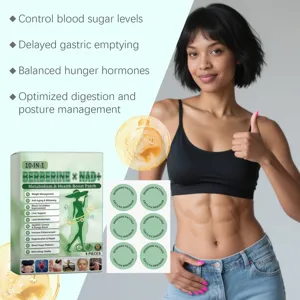 Berberine NAD+ Stoffwechsel Gesundheit Boost Pflaster 6 Stück tägliche Körperpflege Haut