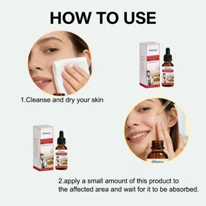 South Moon botanical facial serum application instructions detail step by step view.