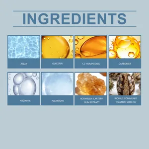 Infographie détaillée présentant les principaux ingrédients naturels de la formule.