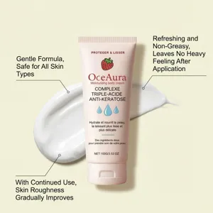 OceAura Feuchtigkeitscreme 100g Dreifach Säure sanfte Formel glättet trockene Haut Pflege