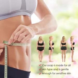 Vue détaillée de la forme du corps et de la mesure de la taille pour savon.