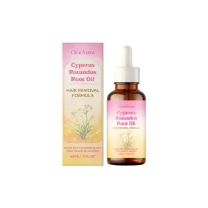 OceAura Cyperus Rotundus Root Hair Removal Essential Oil for Smooth Body Care 60ml