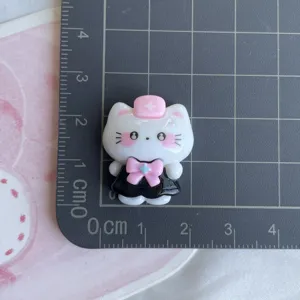Ciondolo in resina gatto infermiera per custodia telefono forcina mini accessorio decorativo