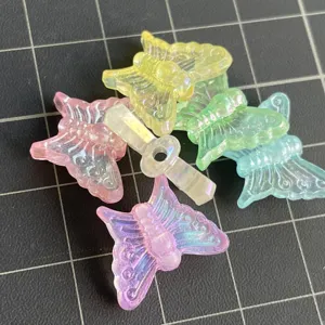 AB Laser bunte Schmetterling DIY Bastelanhänger für Haarklammern Harz Handyhüllen Nailart