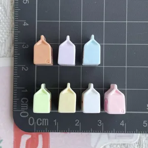 Bunte Mini Harz Milchkarton Anhänger für DIY Handyhülle Dekoration und Basteln