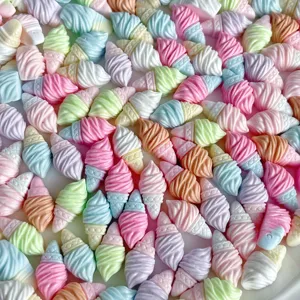 Mini Makaron Farbe Harz Eis Cabochons DIY süße Haarklammer Tasche dekorative Accessoires