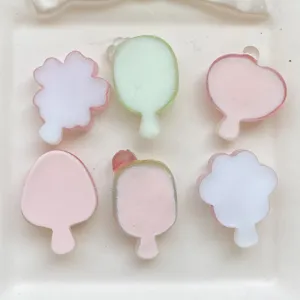 Accessori fai da te in resina trasparente effetto gelatina per fermagli, simpatici materiali.