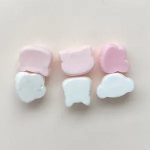 Mini resin cartoon animal head charms, cute DIY nail art cabochons and hair accessories.
