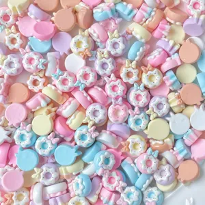 Mini cabochon ciondoli resina ciambella per fai da te custodia telefono forcina decorazione