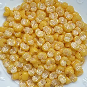 Mini hars sinaasappel cabochons bulkverpakking voor DIY nail art en handwerk decoratie