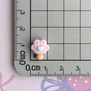 Mini Kunstharz Katzenpfote Eiskarte DIY Haarnadel Cremeleim Handyhülle Schmuckzubehör