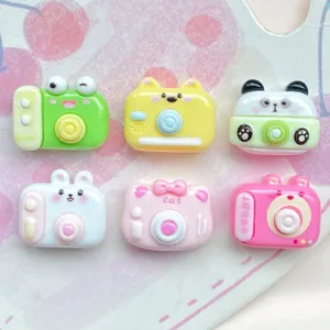 Cute animal resin camera charms, DIY flatback cabochons for hair clips, keychains, phone cases.