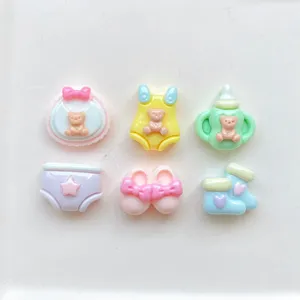 Süße Pastell Baby Harz Cabochons Set für DIY Handwerk Haarspangen und Handyhüllen.