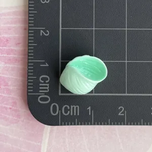 Mini resin conch seashell craft charm for phone case hairpin doll clothes decoration DIY item
