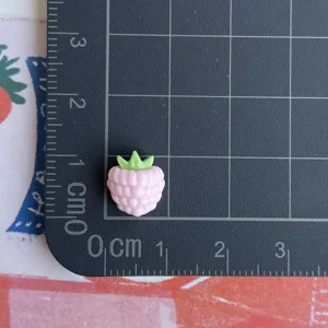 Mini ciondolo di frutta in resina rosa cabochon per nail art custodia per telefono decorazione