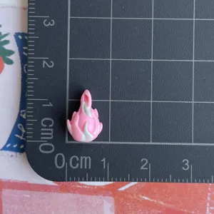 Mini ciondolo piatto in resina di frutta per nail art e decorazione di forcine fai da te.