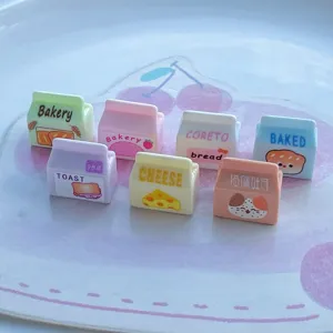 Mini Brotbeutel Harz Charms, DIY handgemachte süße Cremekleber Handyhülle Bastelzubehör