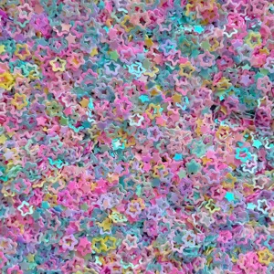 DIY stelle paillettes colorate artigianato brillante pastello perla sfuse per progetti d arte