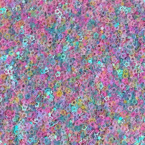 Dettagli del mix di paillettes a stella colorate per fai da te, gioielli in resina e unghie.