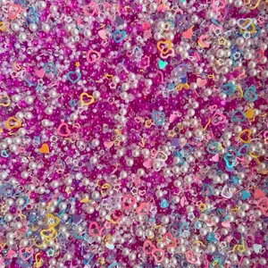 Mixed DIY resin cabochons pearls rhinestones for phone case slime crafts decorations