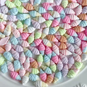 Mini Harz Eiskugel Cabochons, macaronfarbene DIY Slime Charms für Basteln und Zubehör.