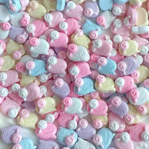 Mini colorful resin lollipop sweet flatback cabochons DIY craft phone case charms supplies