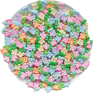 Cute mini resin flower charms flatbacks for DIY nail art jewelry earrings decoration crafts
