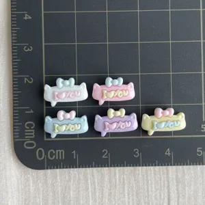 Bunte Harz Schleife Katze Zubehör DIY handgemachte Handyhülle Dekoration Accessoires