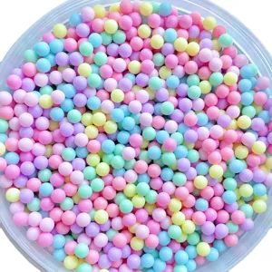 Perles de mousse macaron colorées perles en vrac couleur bonbon accessoires faits à la main