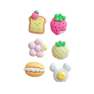 Mini cabochon in resina cibo frutta fiore accessori fai da te per forcine per capelli