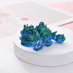 3D τυπωμένο κινεζικό στυλ κινητό παιχνίδι χορού λιονταριού ειδώλιο δώρο γραφείου