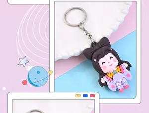 Schattige cartoon held sleutelhanger tas hanger koppel rugzak accessoire stijl leuk