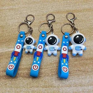 Cartoon Astronaut Schlüsselanhänger süßer Raumfahrer Schlüsselring Tasche Anhänger Geschenk