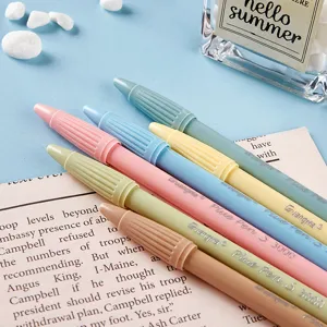 Set de Stylos Feutres Fins Aquarelle Macaron Pointe Extra Fine Stylos de Dessin et Contour pour Journal École Bureau Fournitures d'Art Modèle GN3000