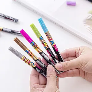 Metallic Paint Marker Stifte Glitzer Wasserbasierte Farbe Stift Set Für Album DIY Basteln Karten Journal Schnelltrocknend Einkopf Marker